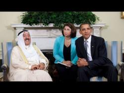 President Obama Meets with the Amir of Kuwait